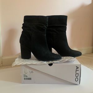 Black Suede Boots (Aldo)